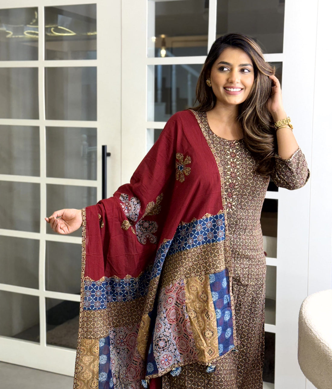 Dupatta Pant Set