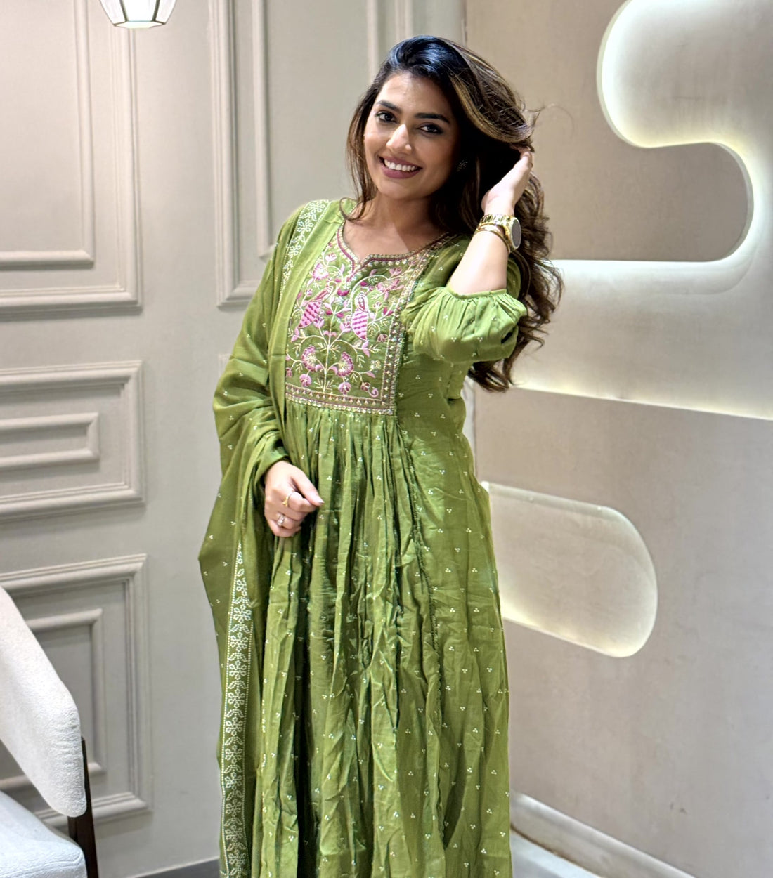 Dupatta Pant Set