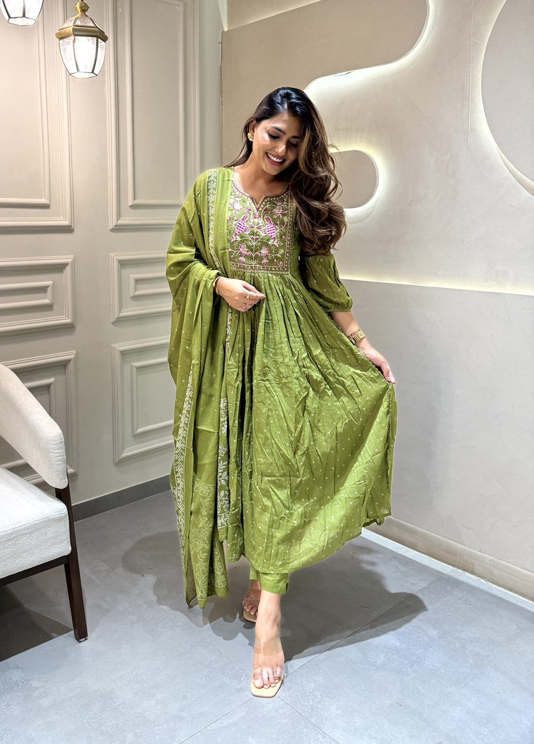 Dupatta Pant Set