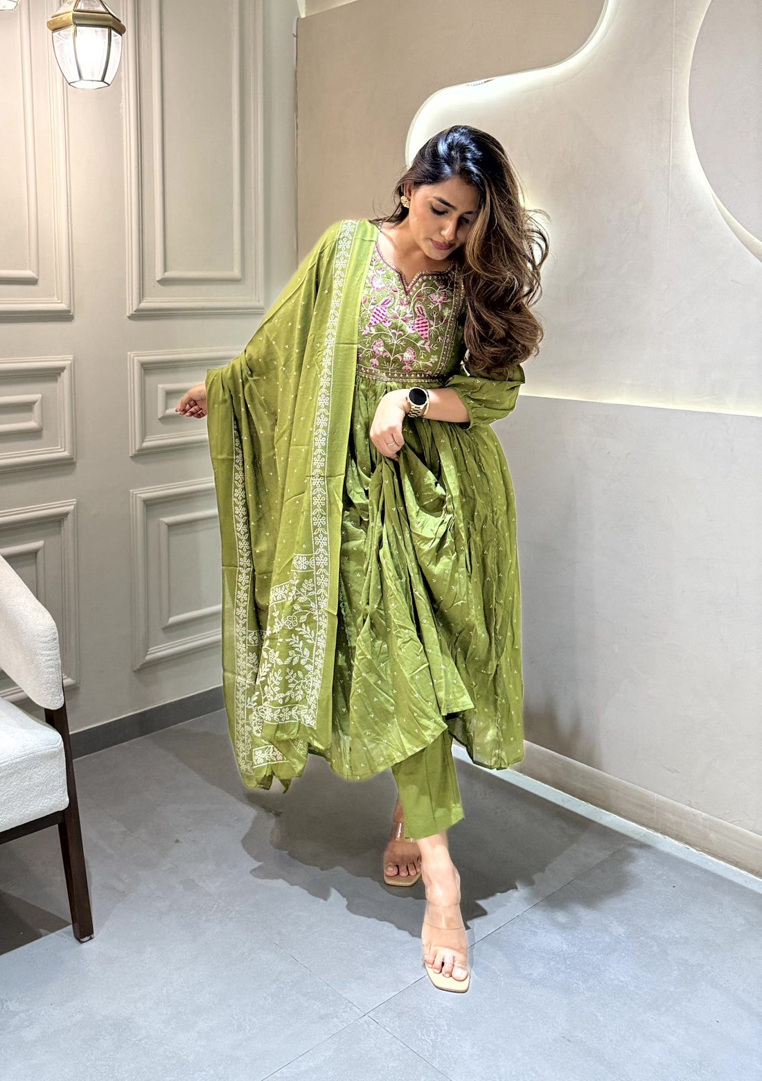 Dupatta Pant Set