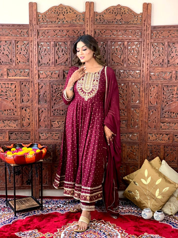 Anarkali Duppata Suit