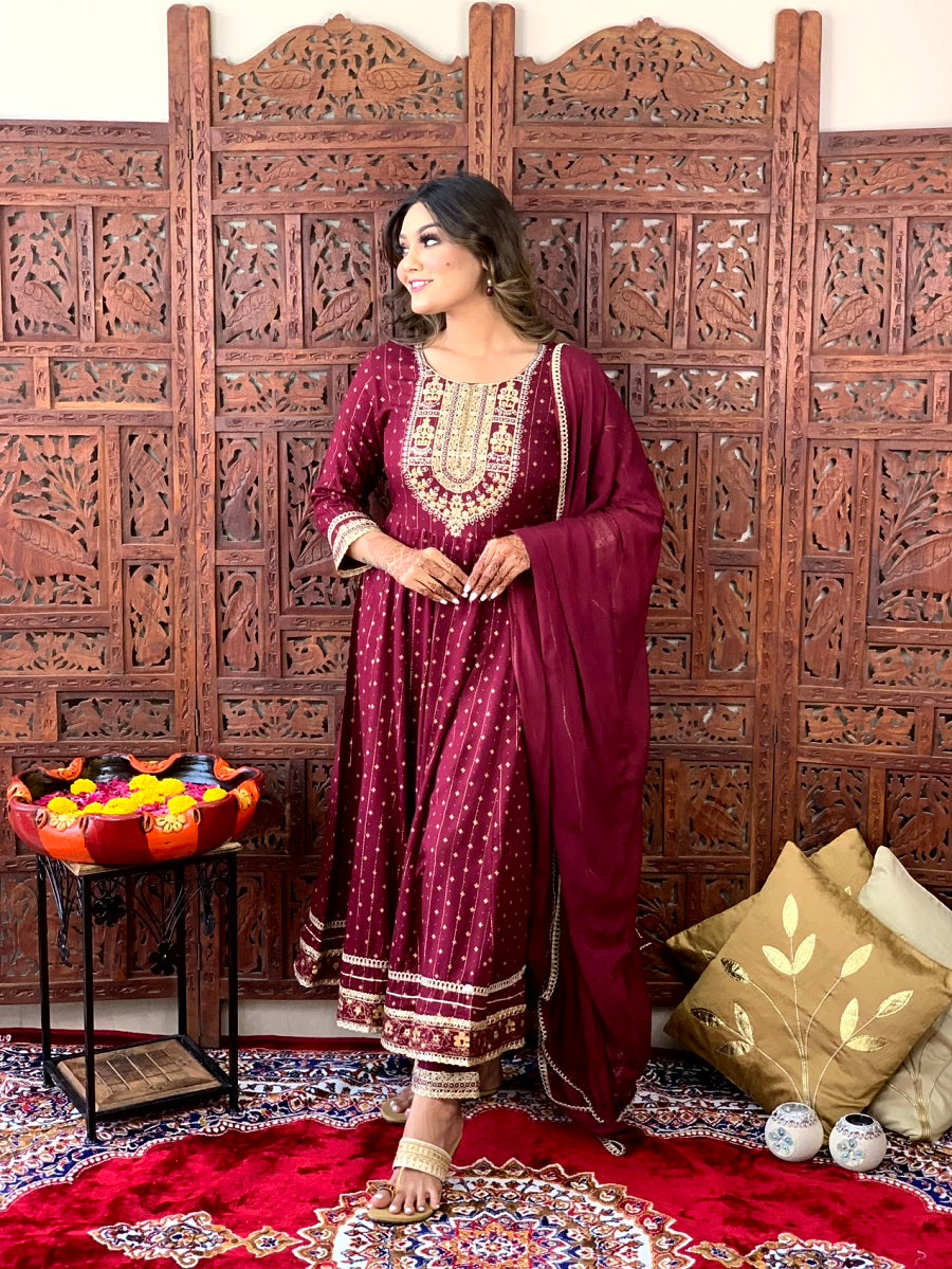 Anarkali Duppata Suit