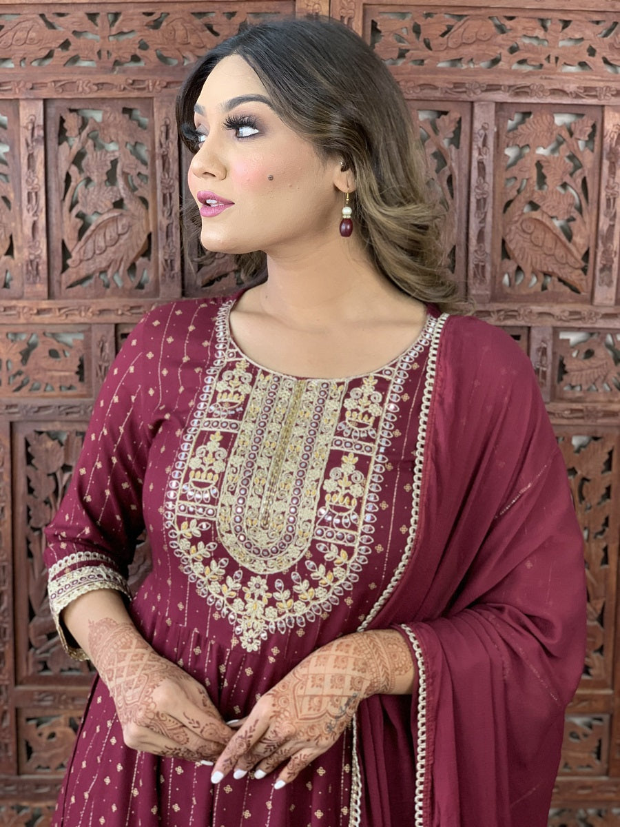 Anarkali Duppata Suit