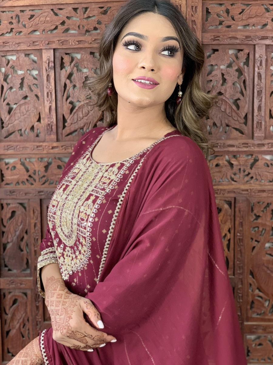 Anarkali Duppata Suit