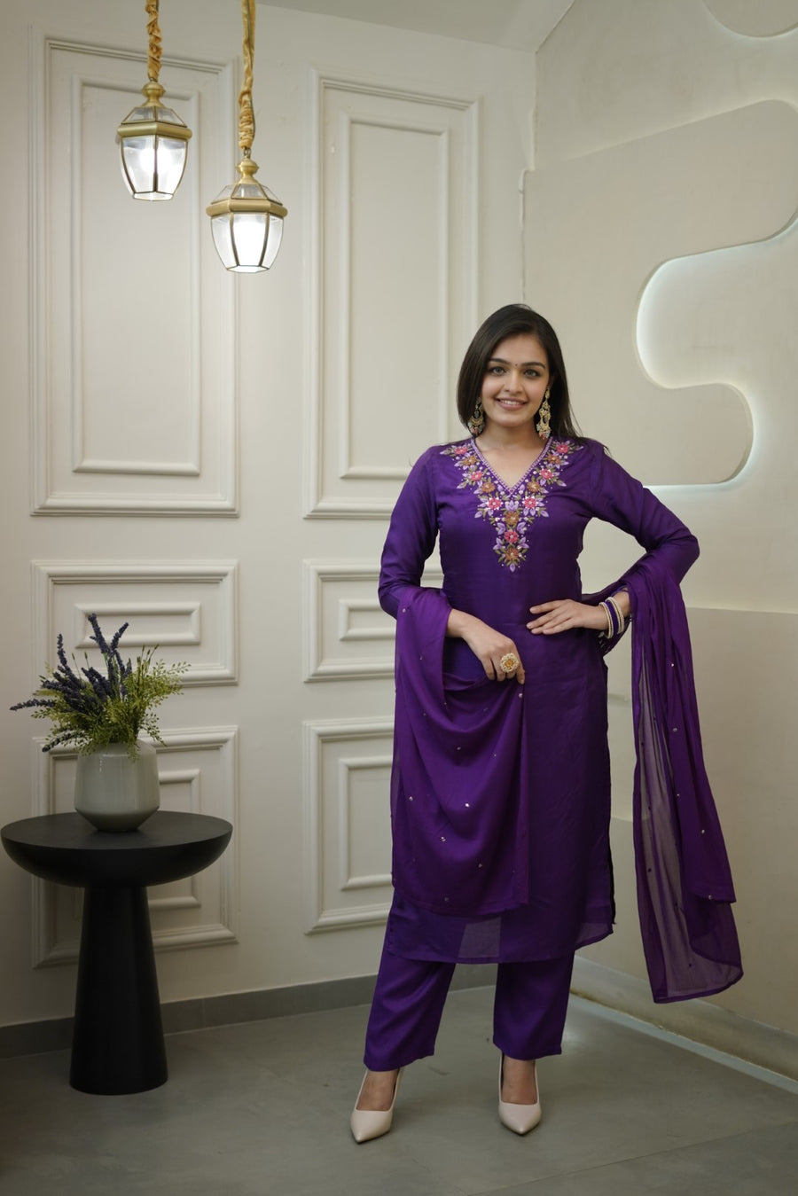 Dupatta Pant Set