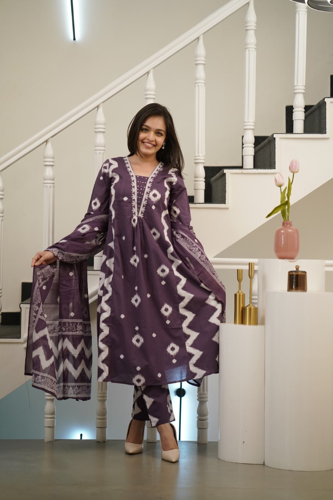 Dupatta Pant Set