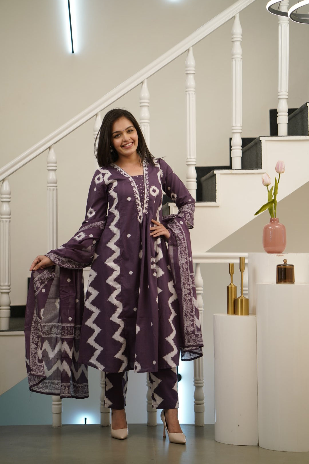 Dupatta Pant Set