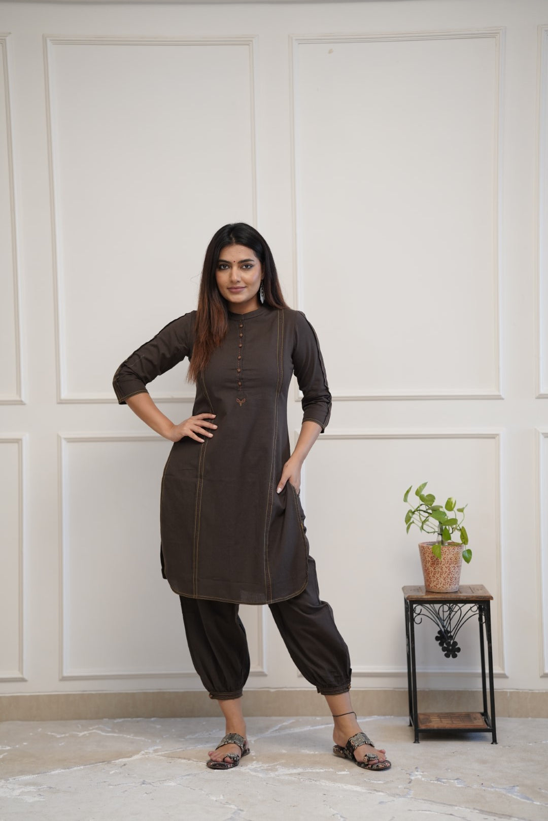 Afghani Kurti Pant set