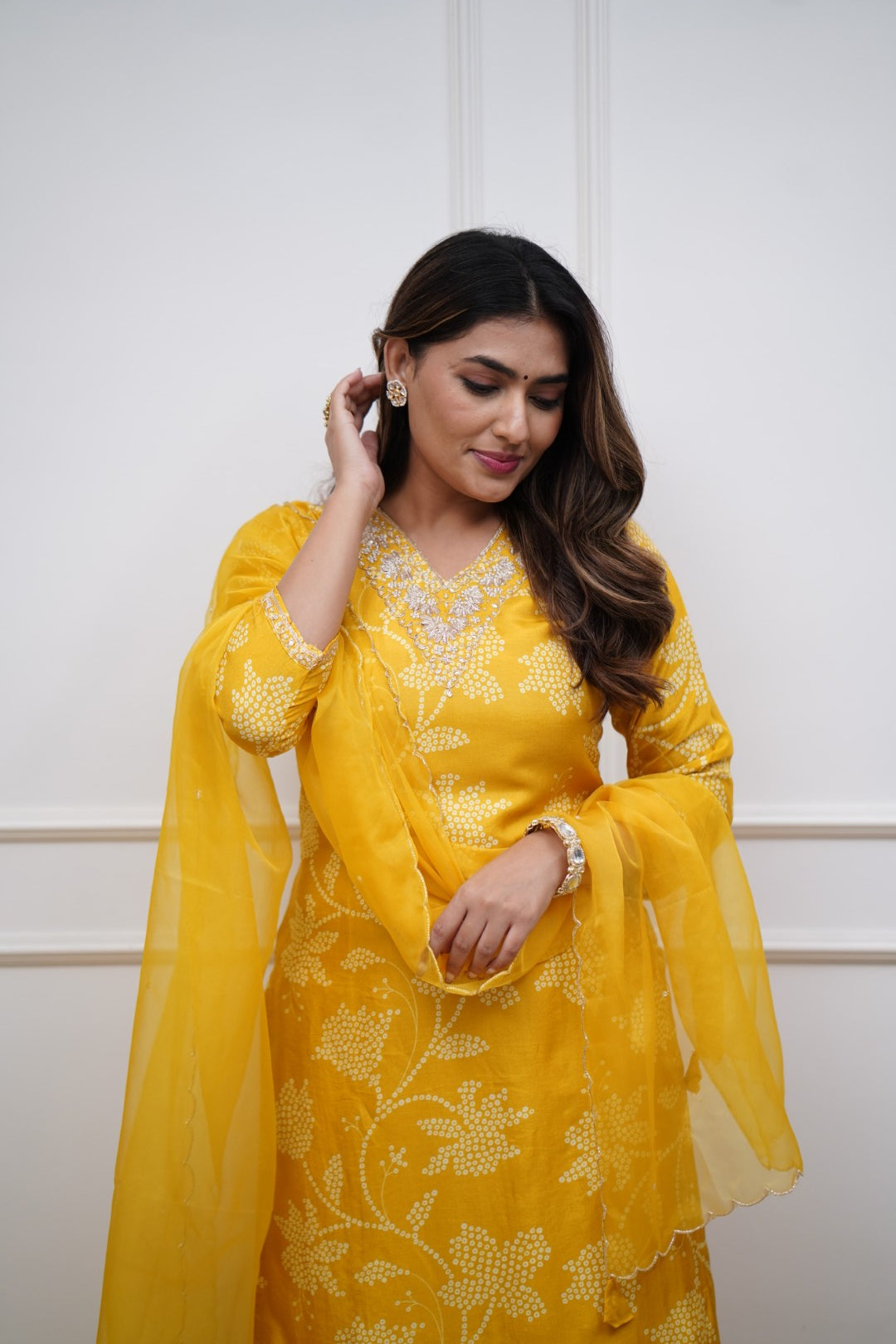 Dupatta Pant Set