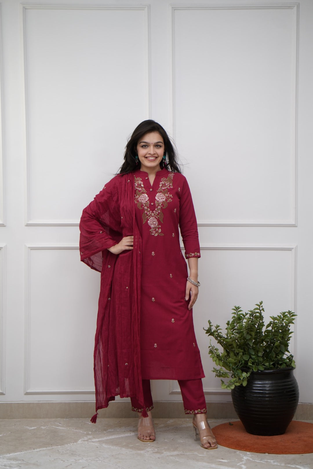 Dupatta Pant Set