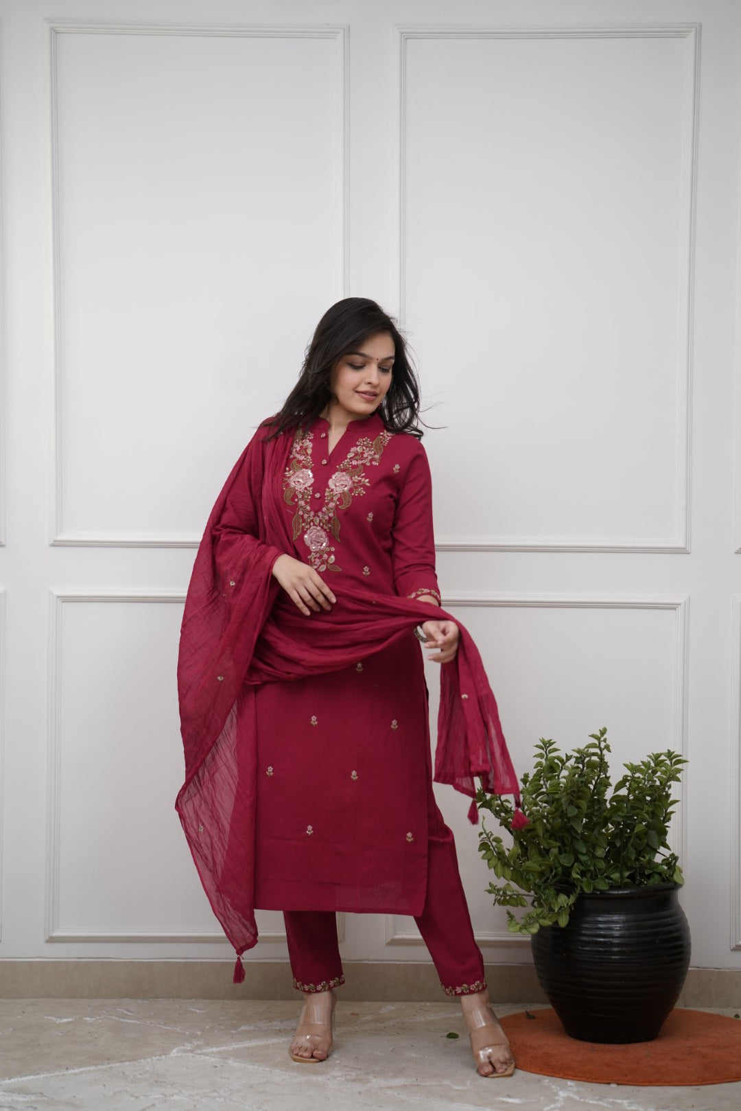 Dupatta Pant Set