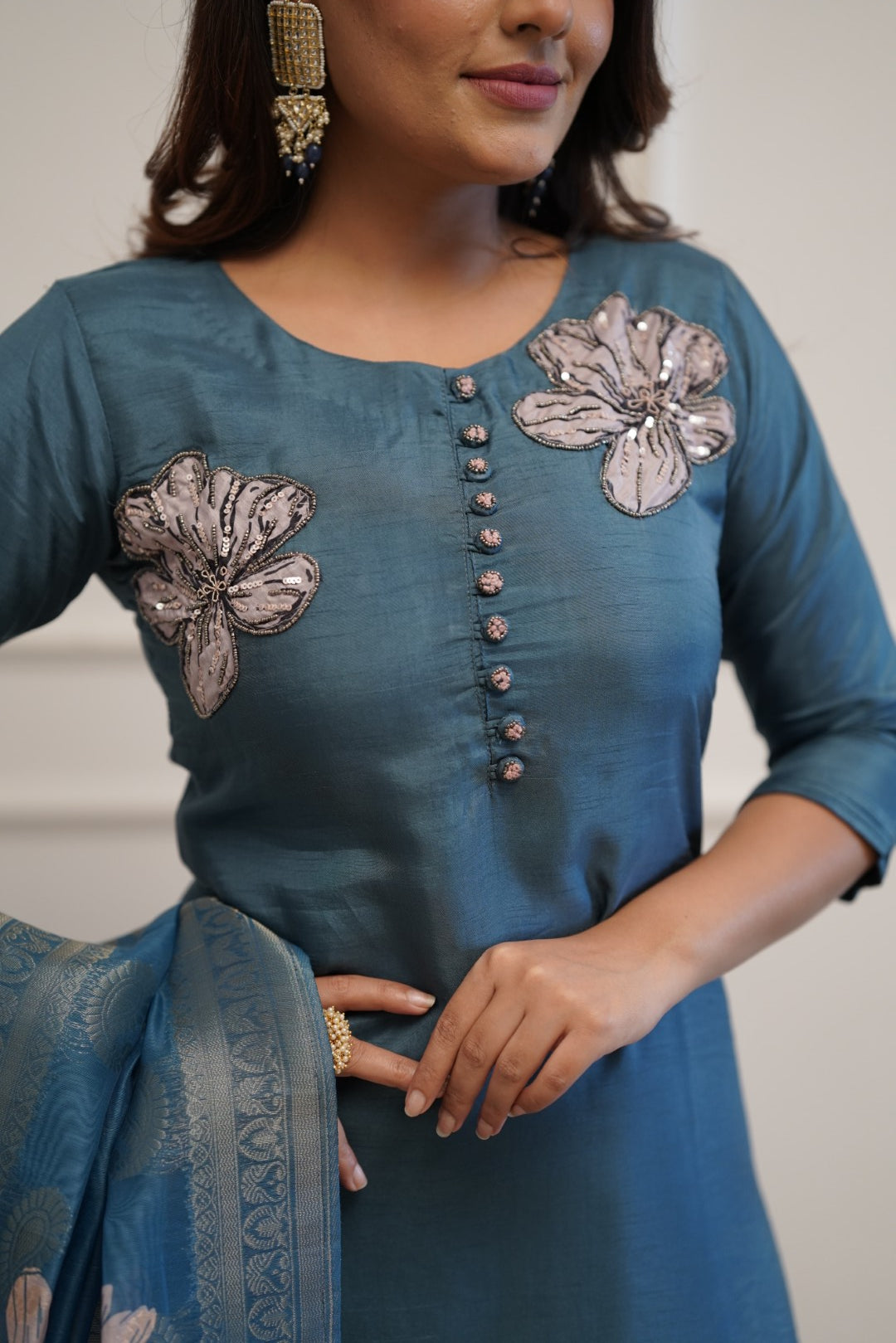 Dupatta Pant Set