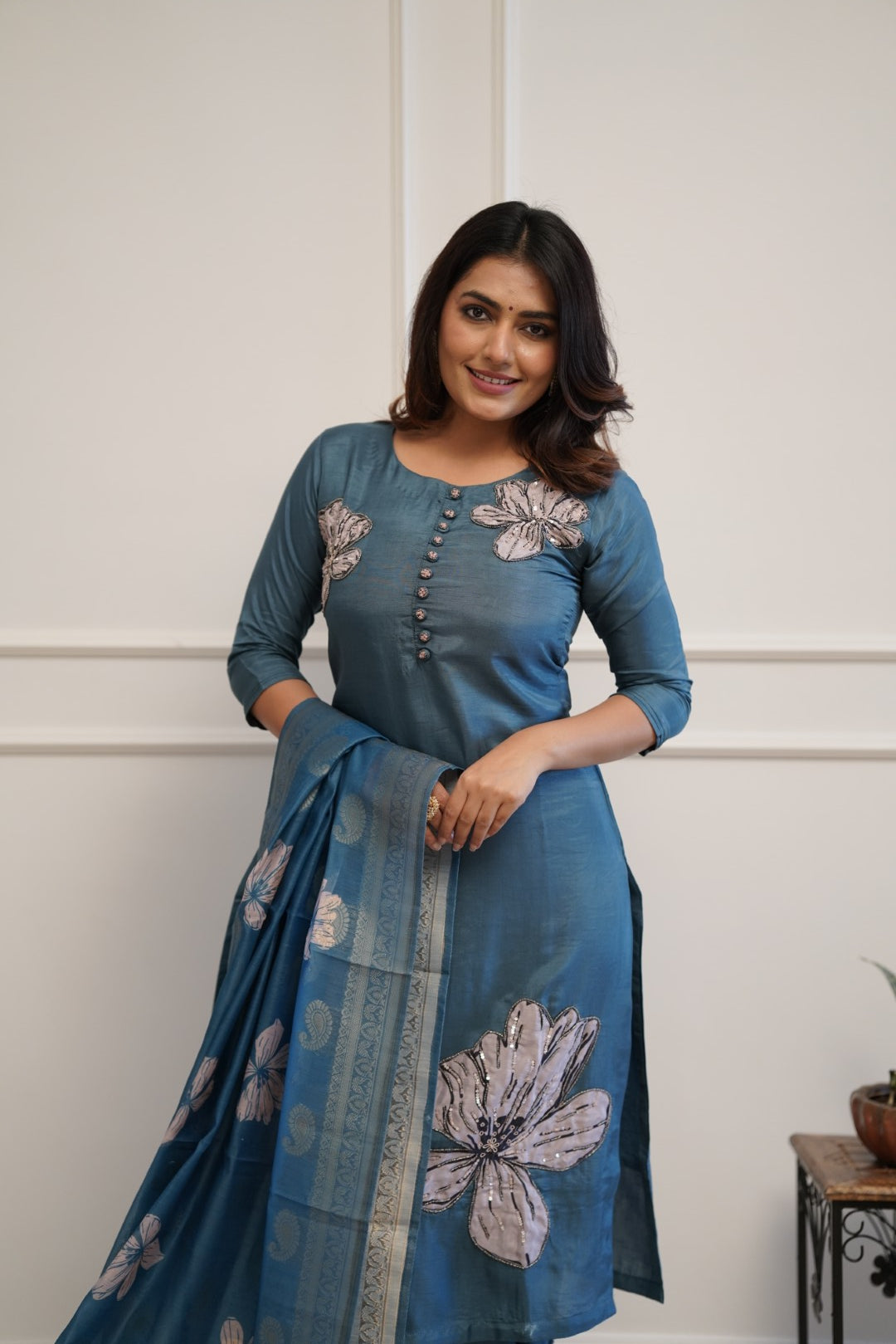 Dupatta Pant Set