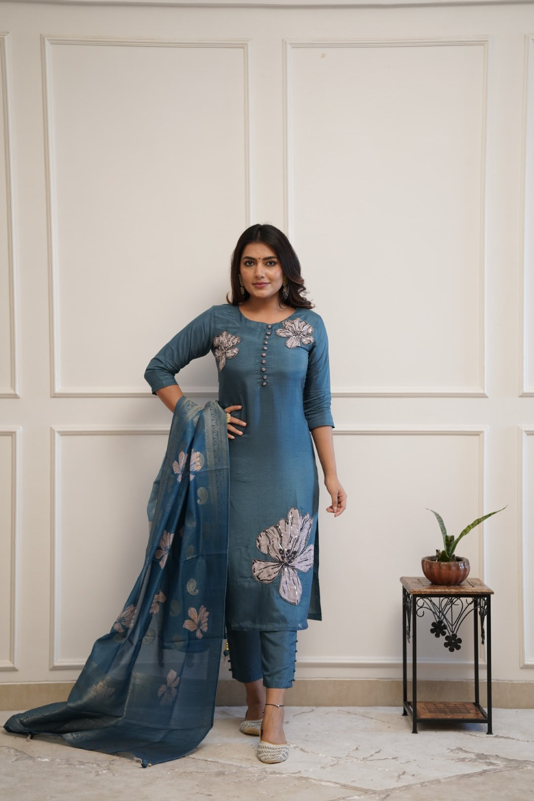 Dupatta Pant Set