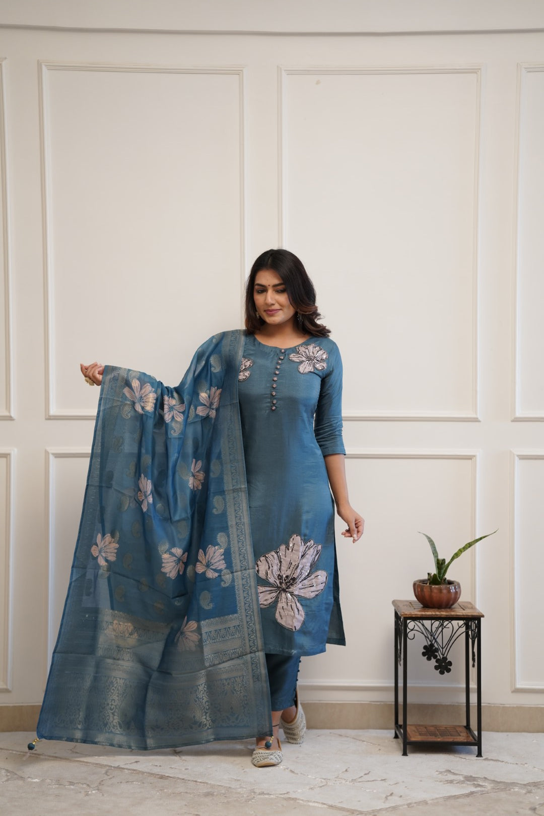 Dupatta Pant Set
