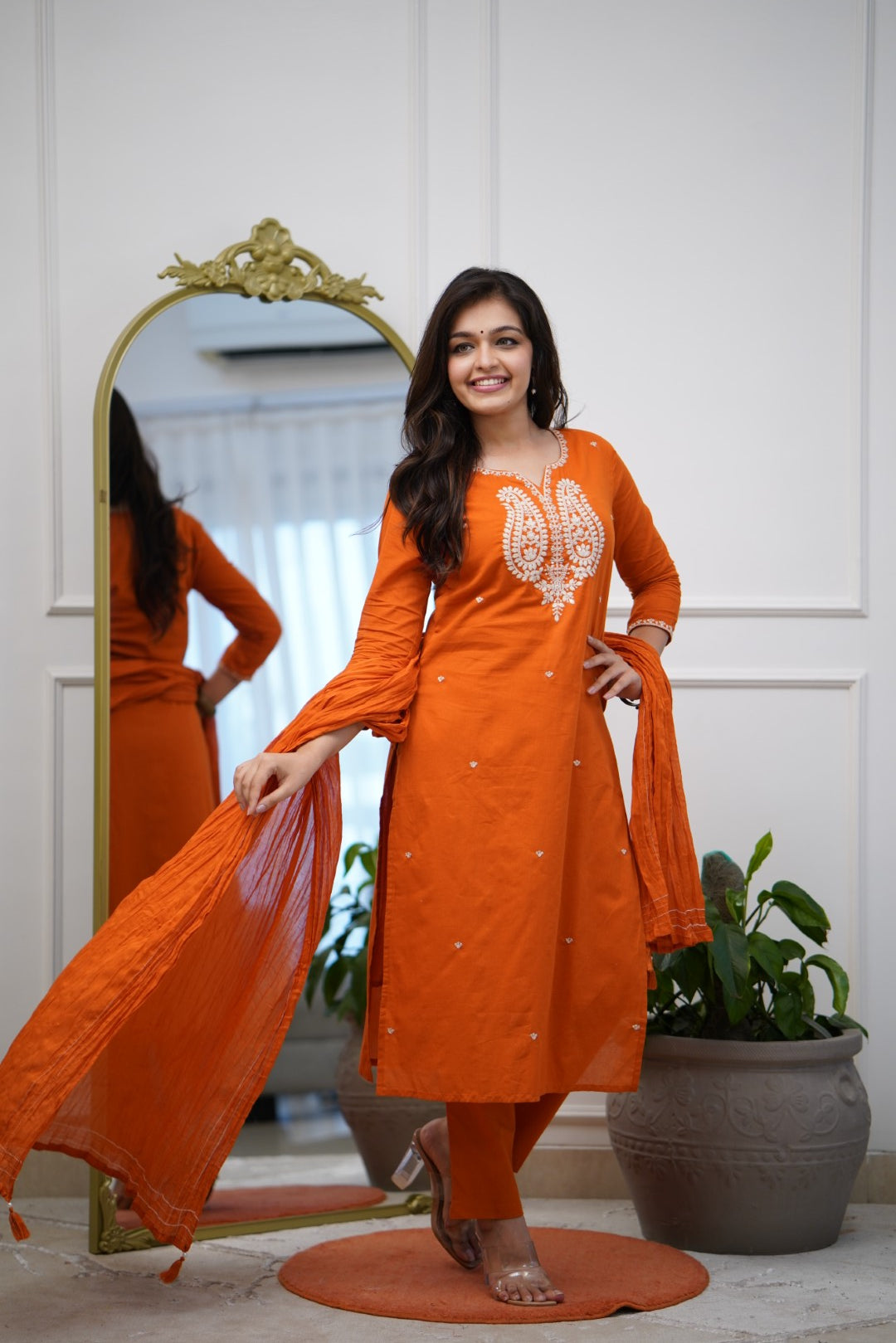 Dupatta Pant Set
