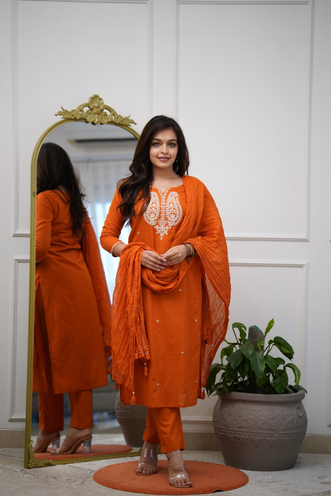 Dupatta Pant Set