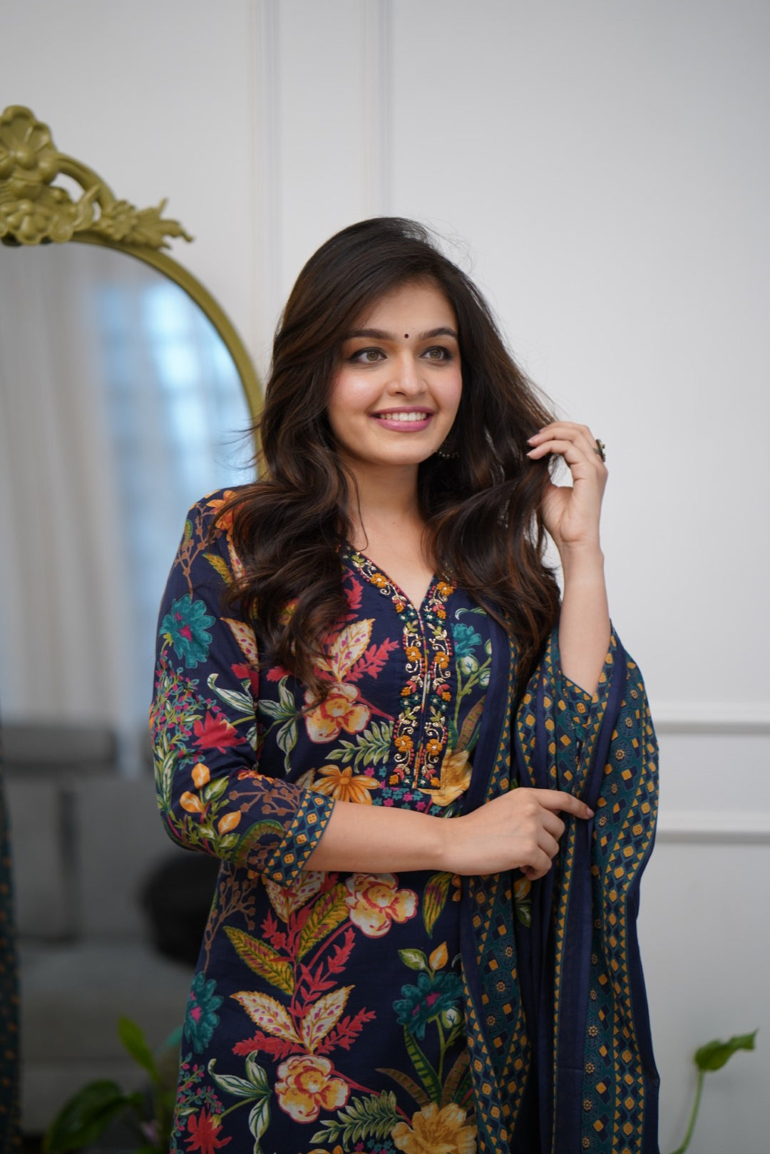 Dupatta Pant Set