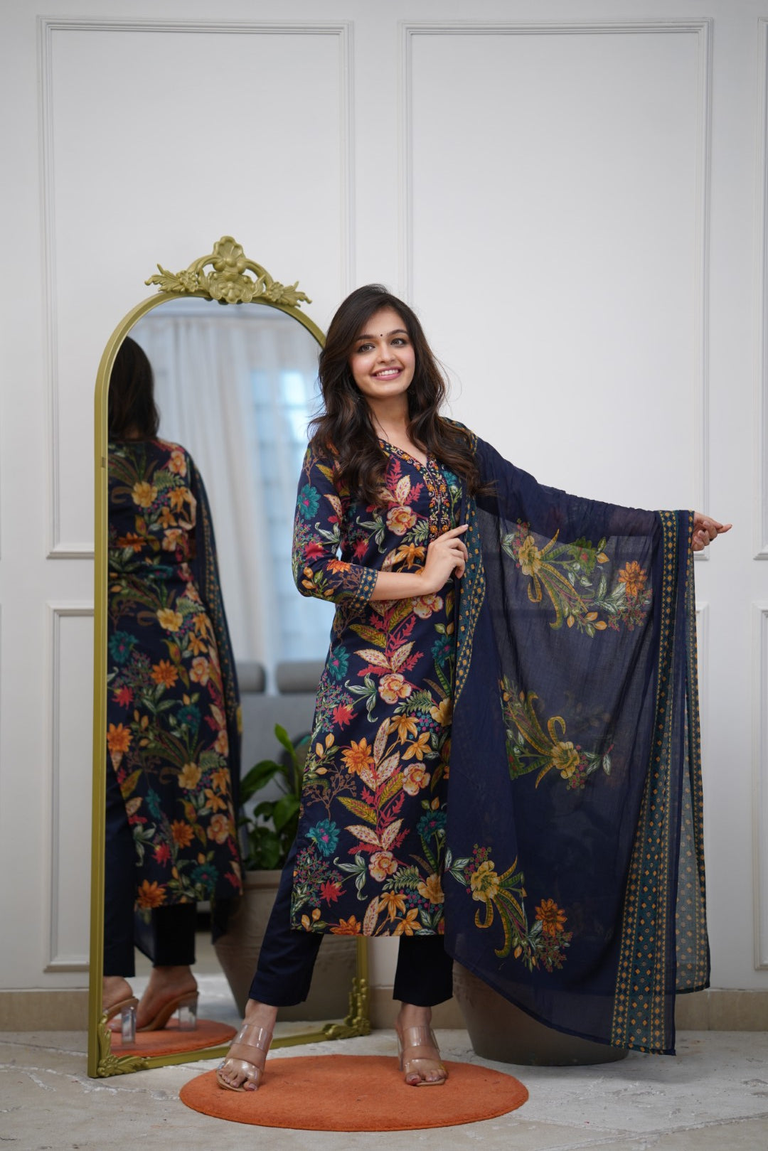 Dupatta Pant Set
