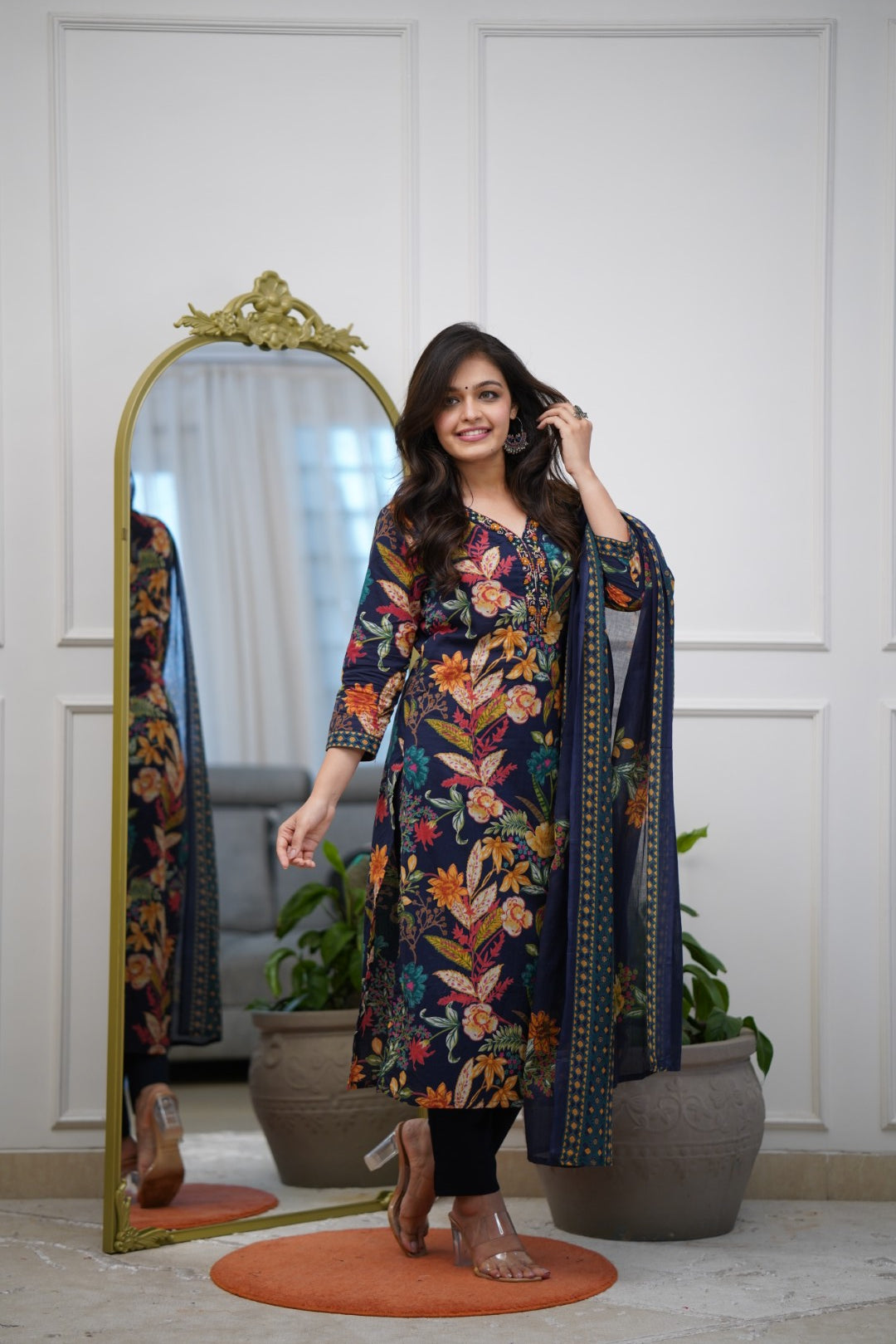Dupatta Pant Set