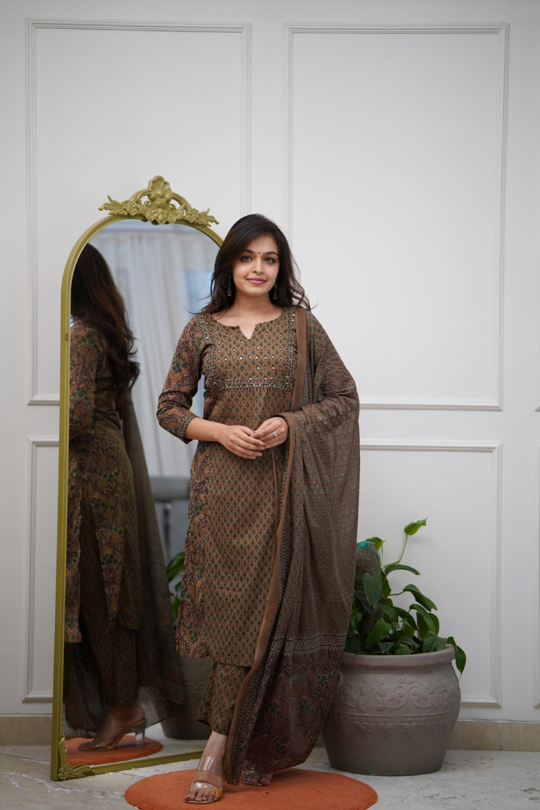 Dupatta Pant Set