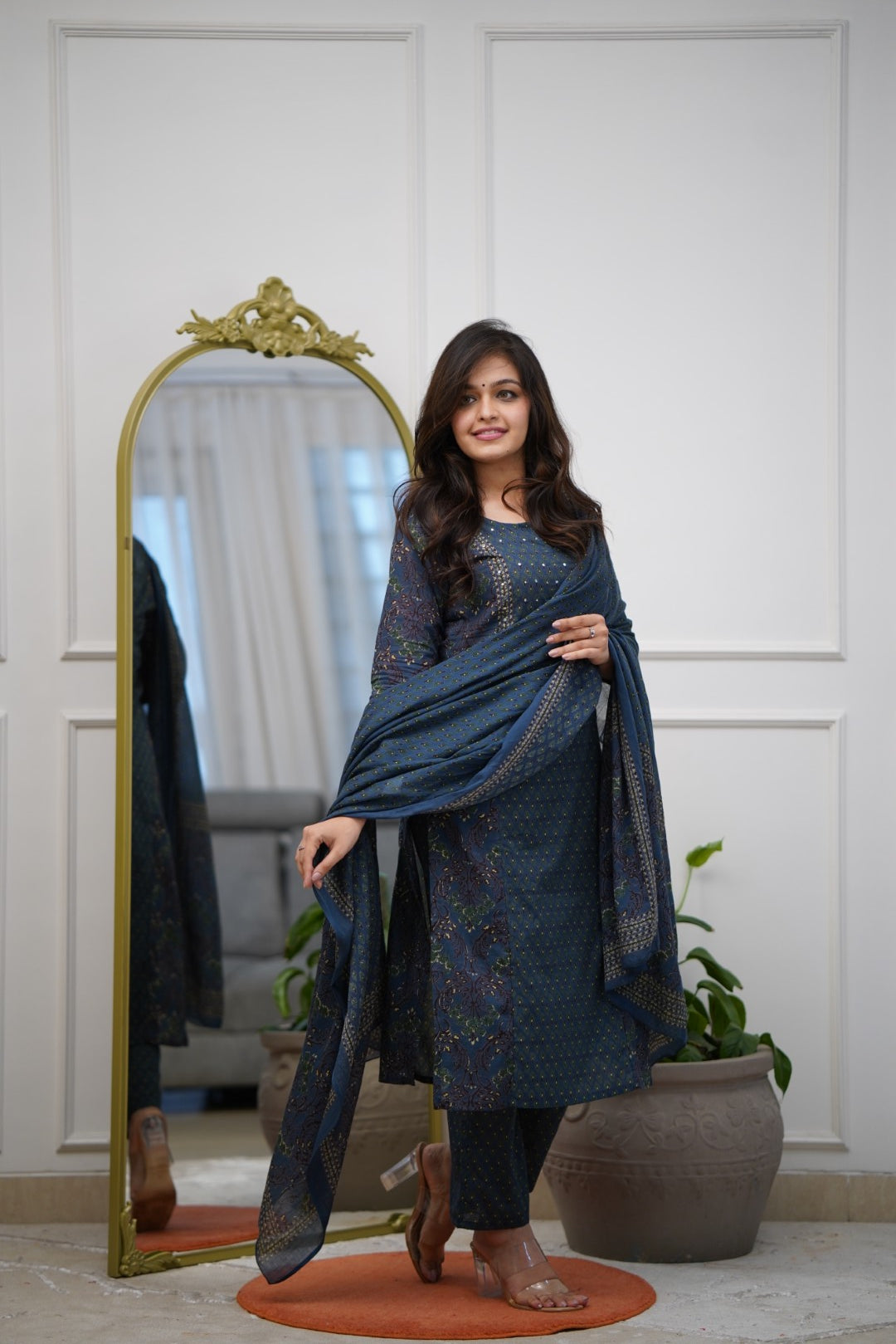 Dupatta Pant Set