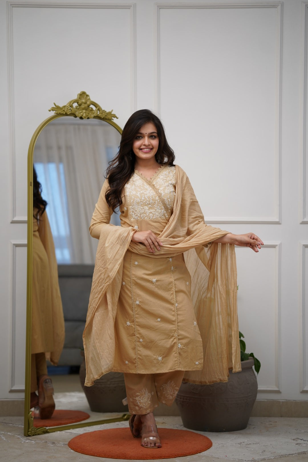 Dupatta Pant Set