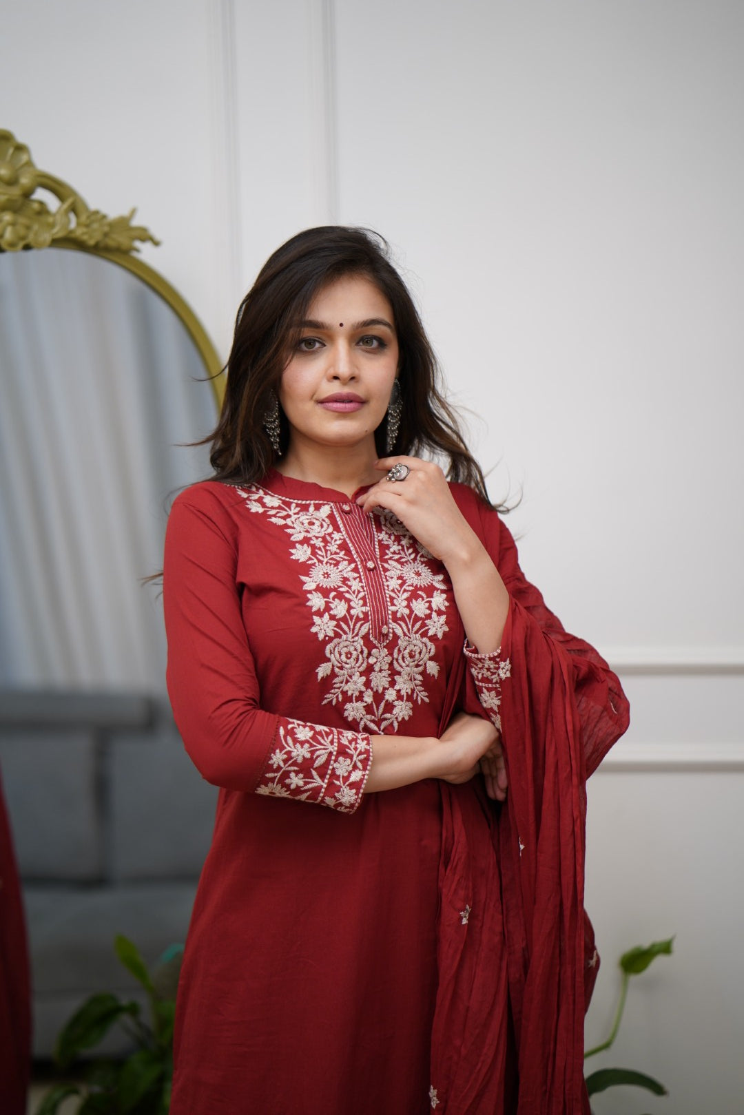 Dupatta Pant Set