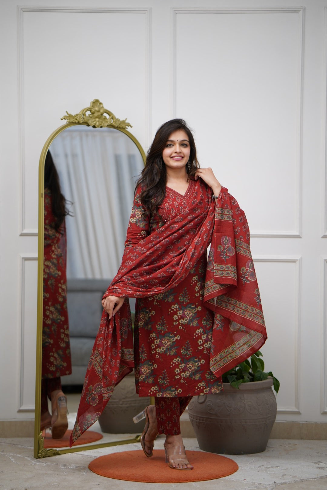 Dupatta Pant Set