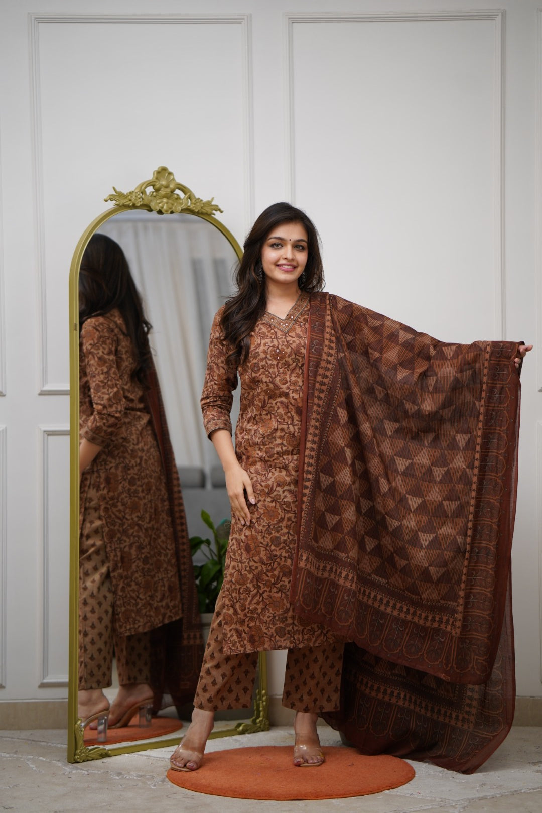 Dupatta Pant Set