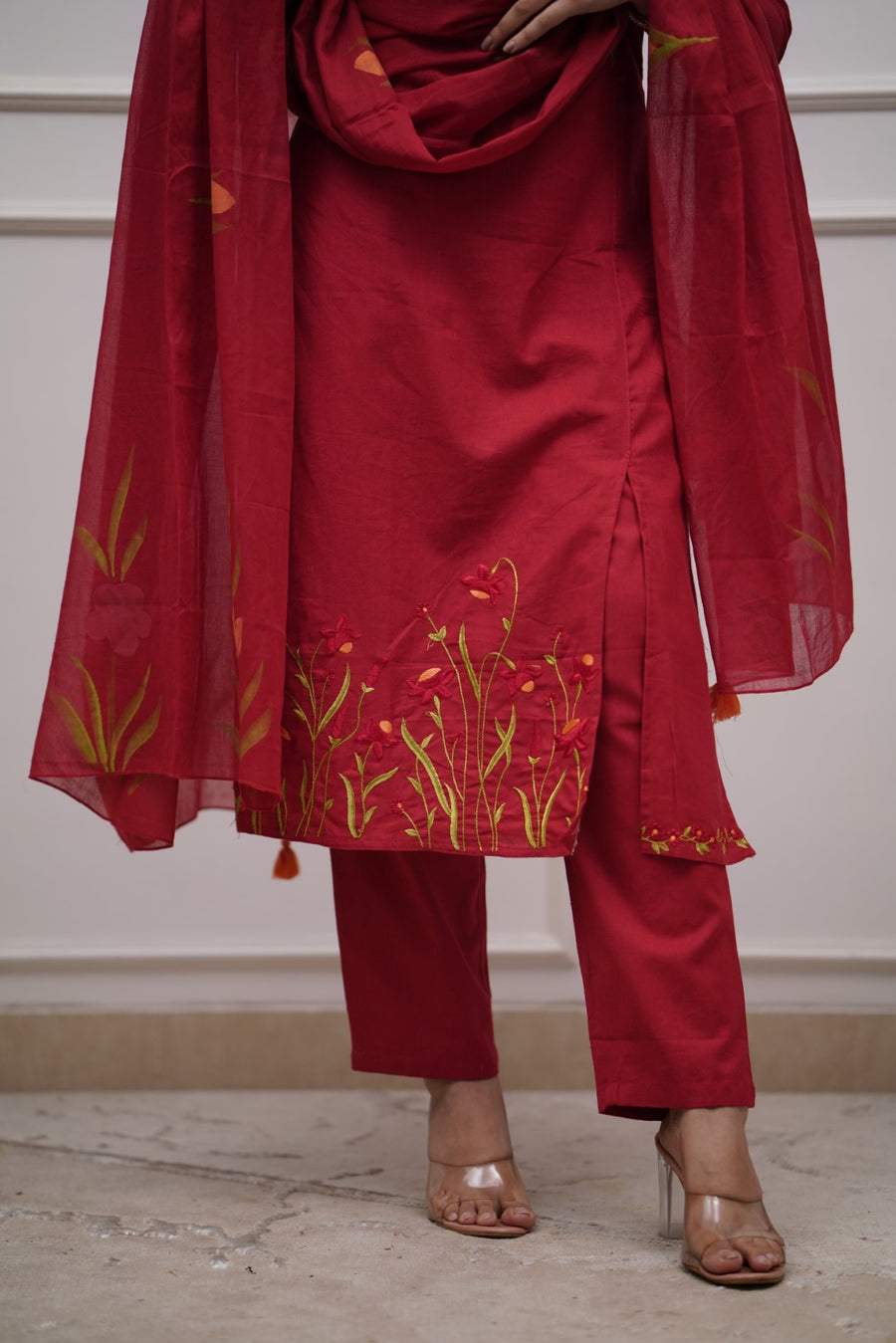 Dupatta Pant Set