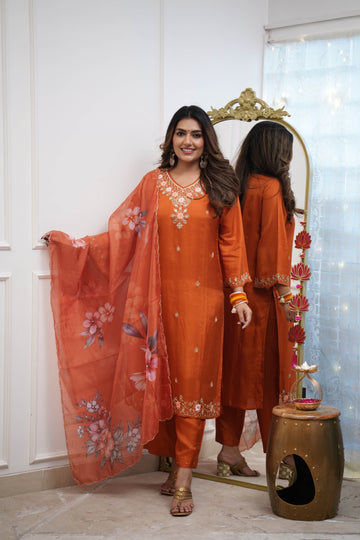 Dupatta Pant Set