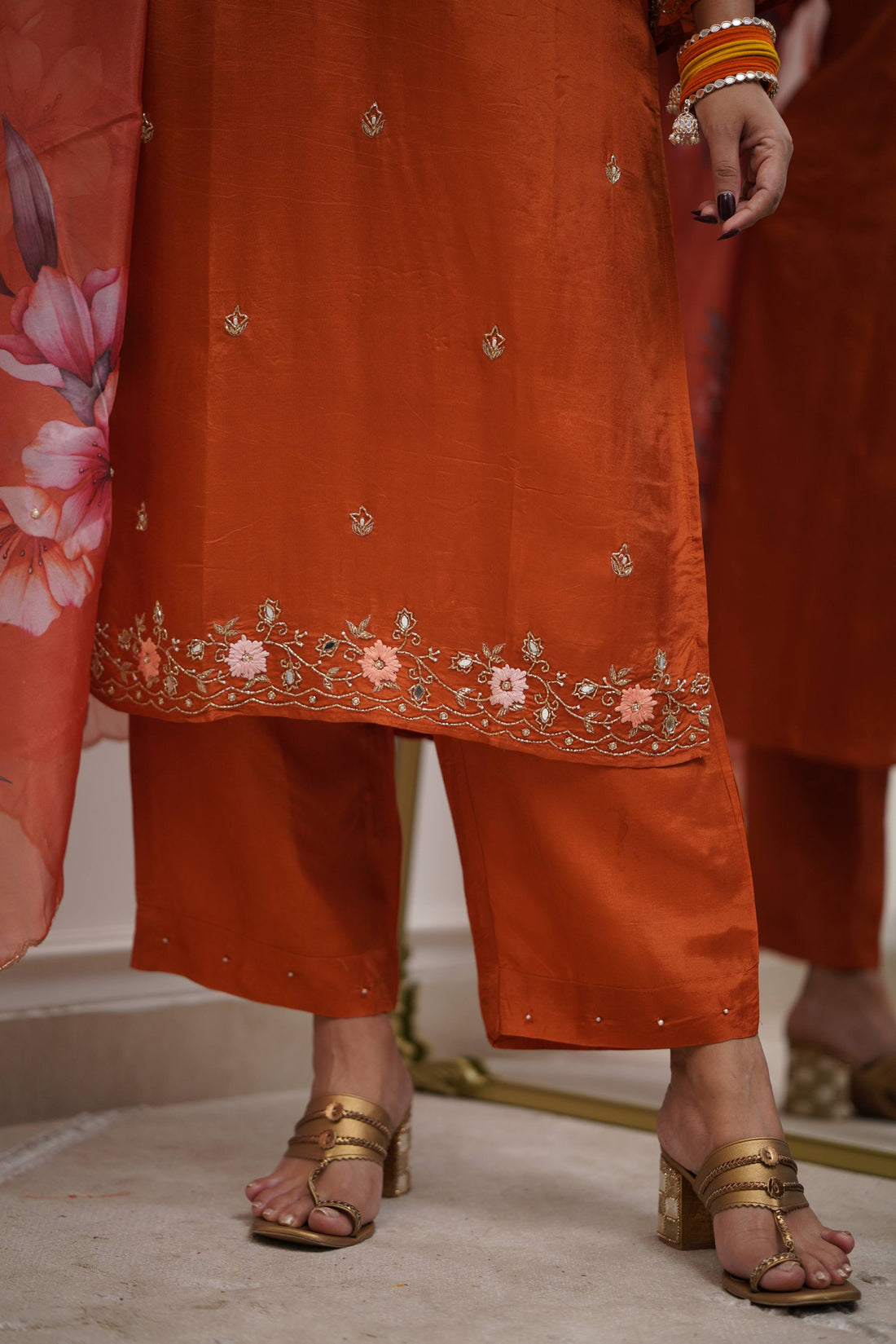 Dupatta Pant Set