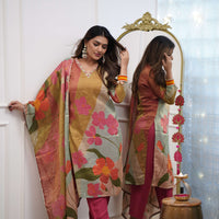 Dupatta Pant Set