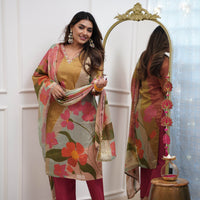 Dupatta Pant Set