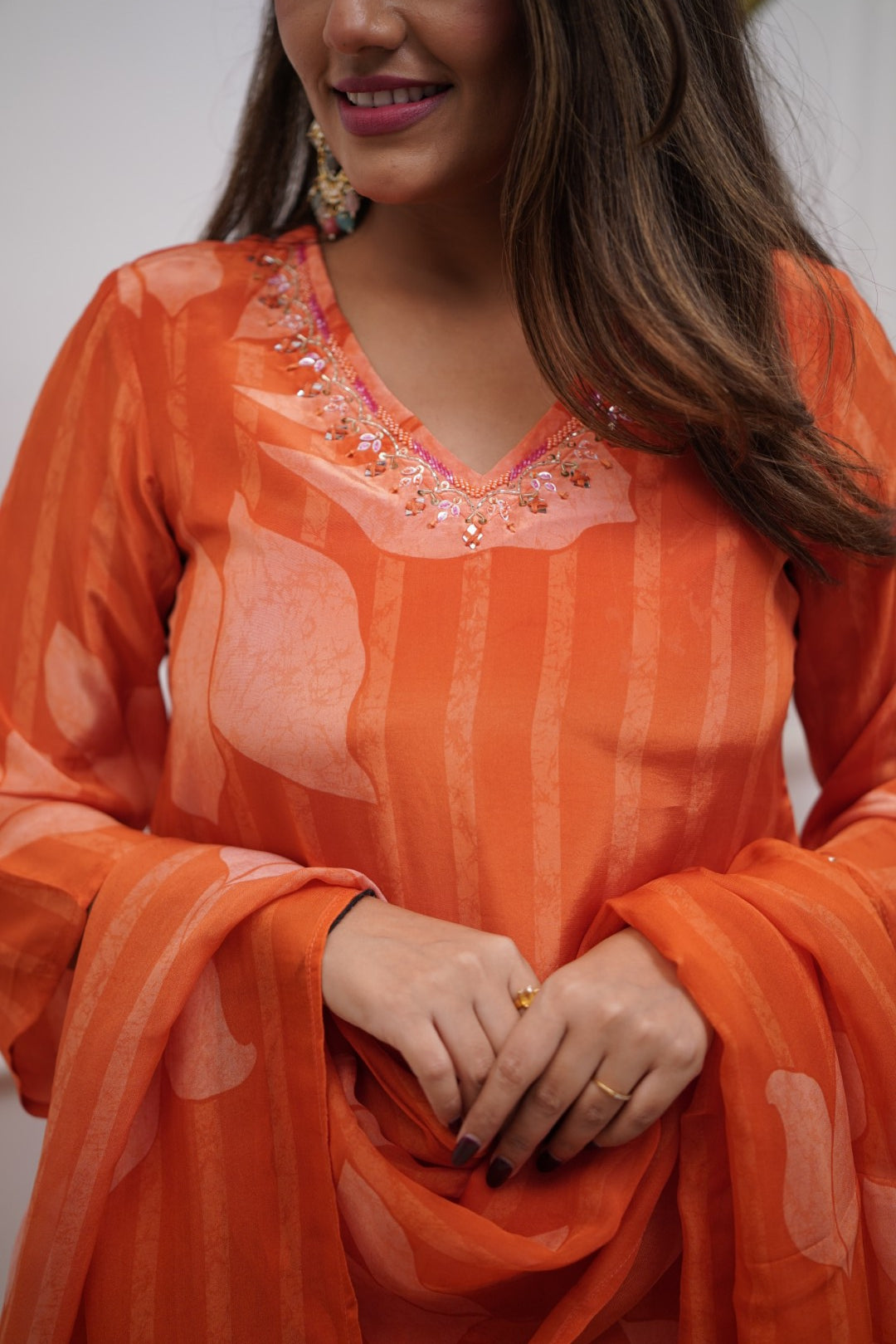 Dupatta Pant Set