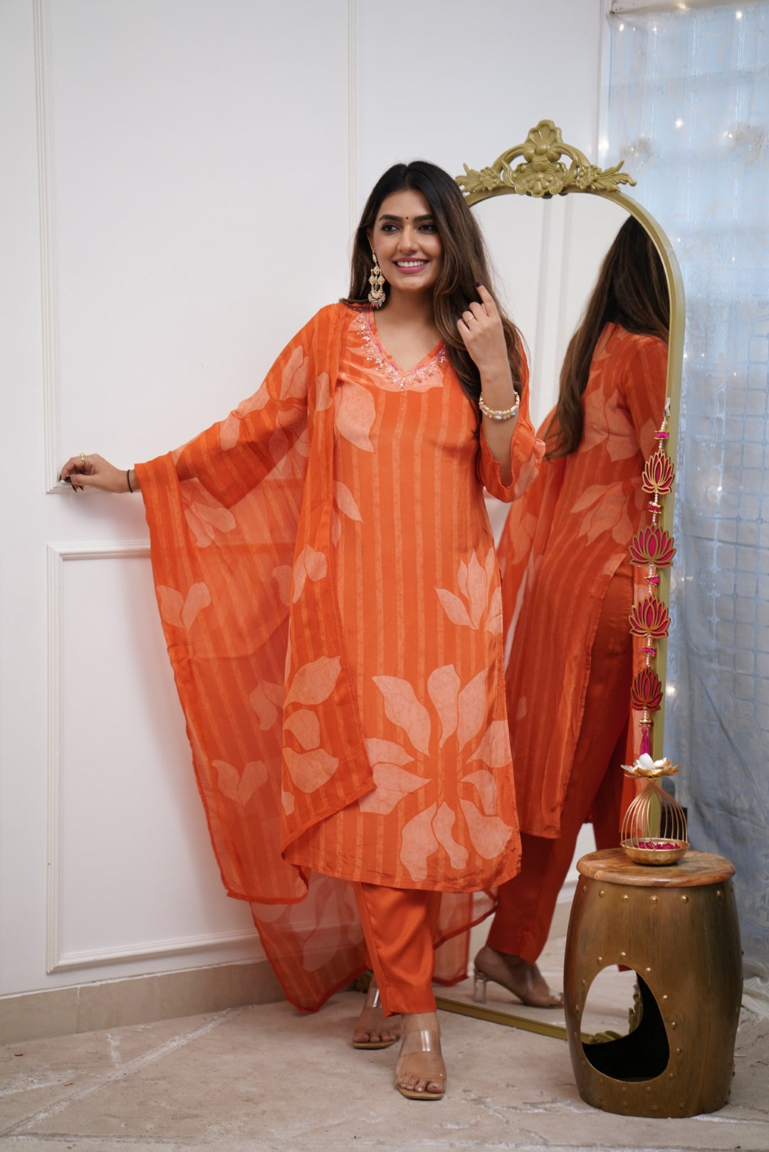 Dupatta Pant Set