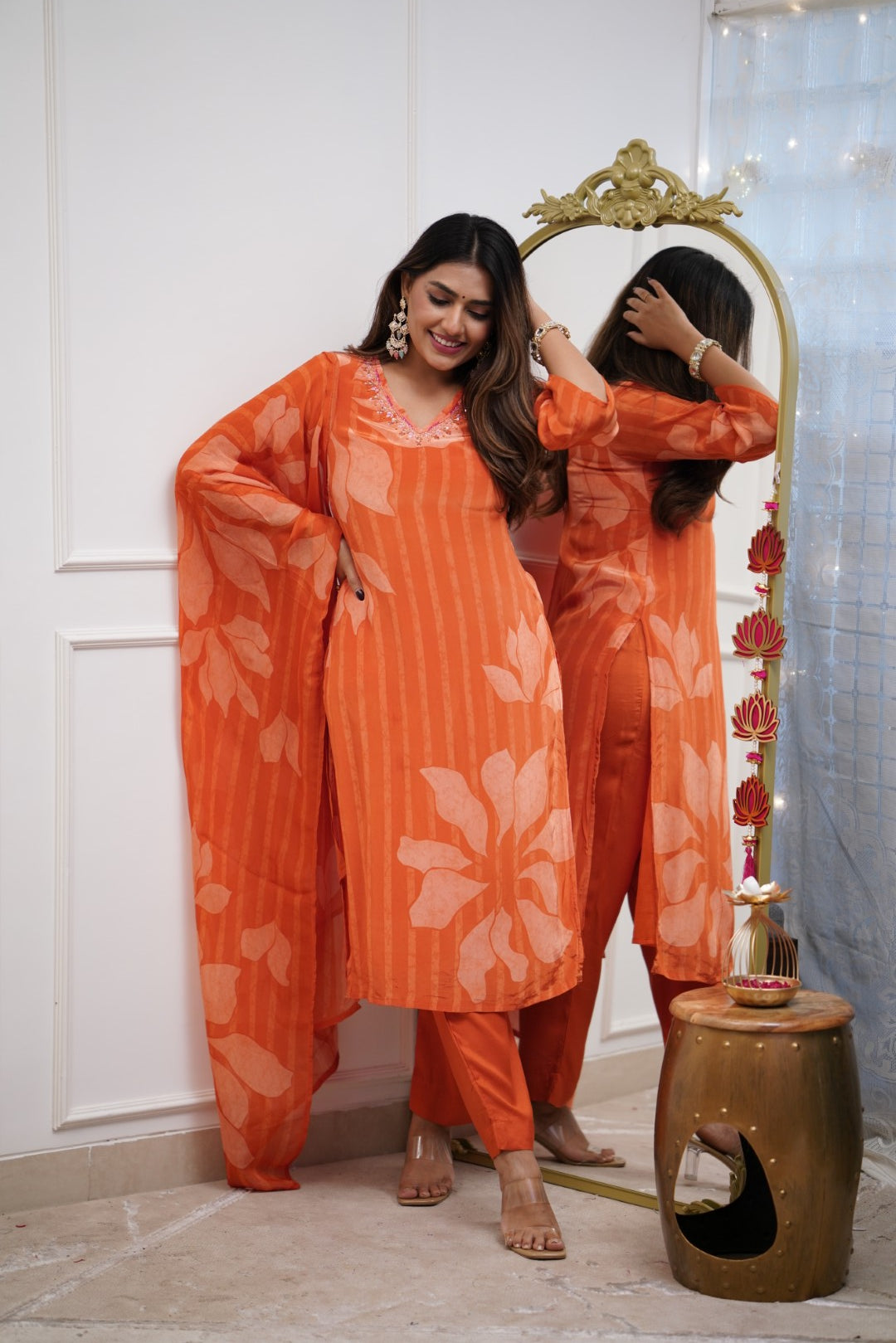 Dupatta Pant Set