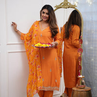 Dupatta Pant Set