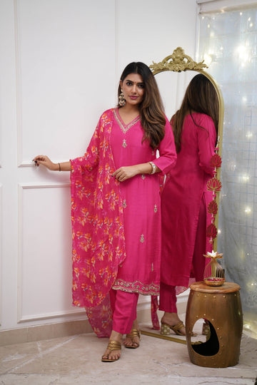 Dupatta Pant Set