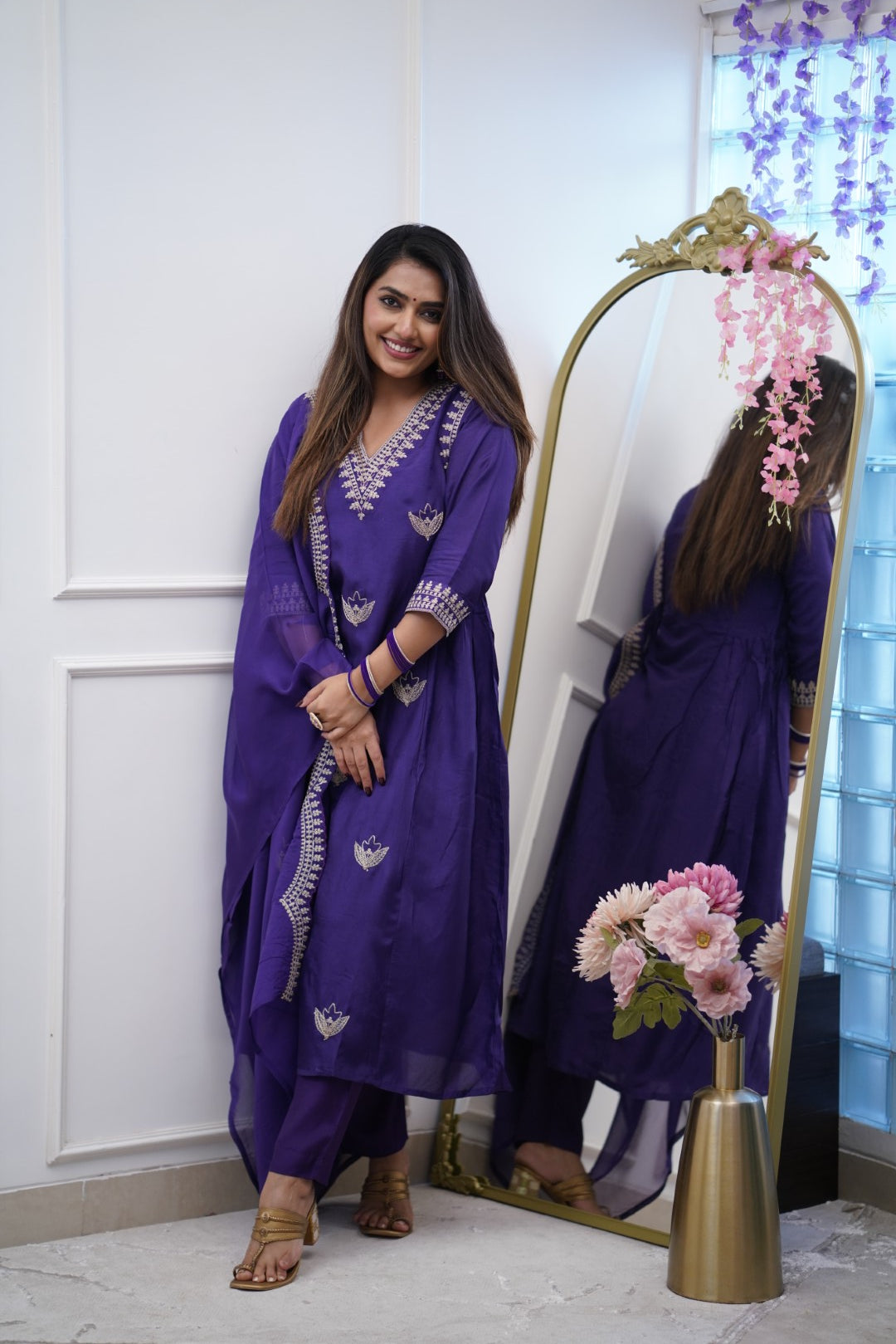 Dupatta Pant Set