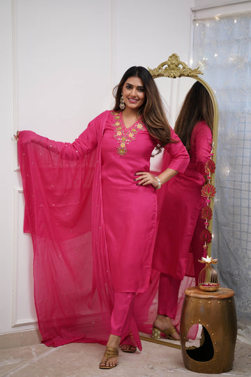 Dupatta Pant Set