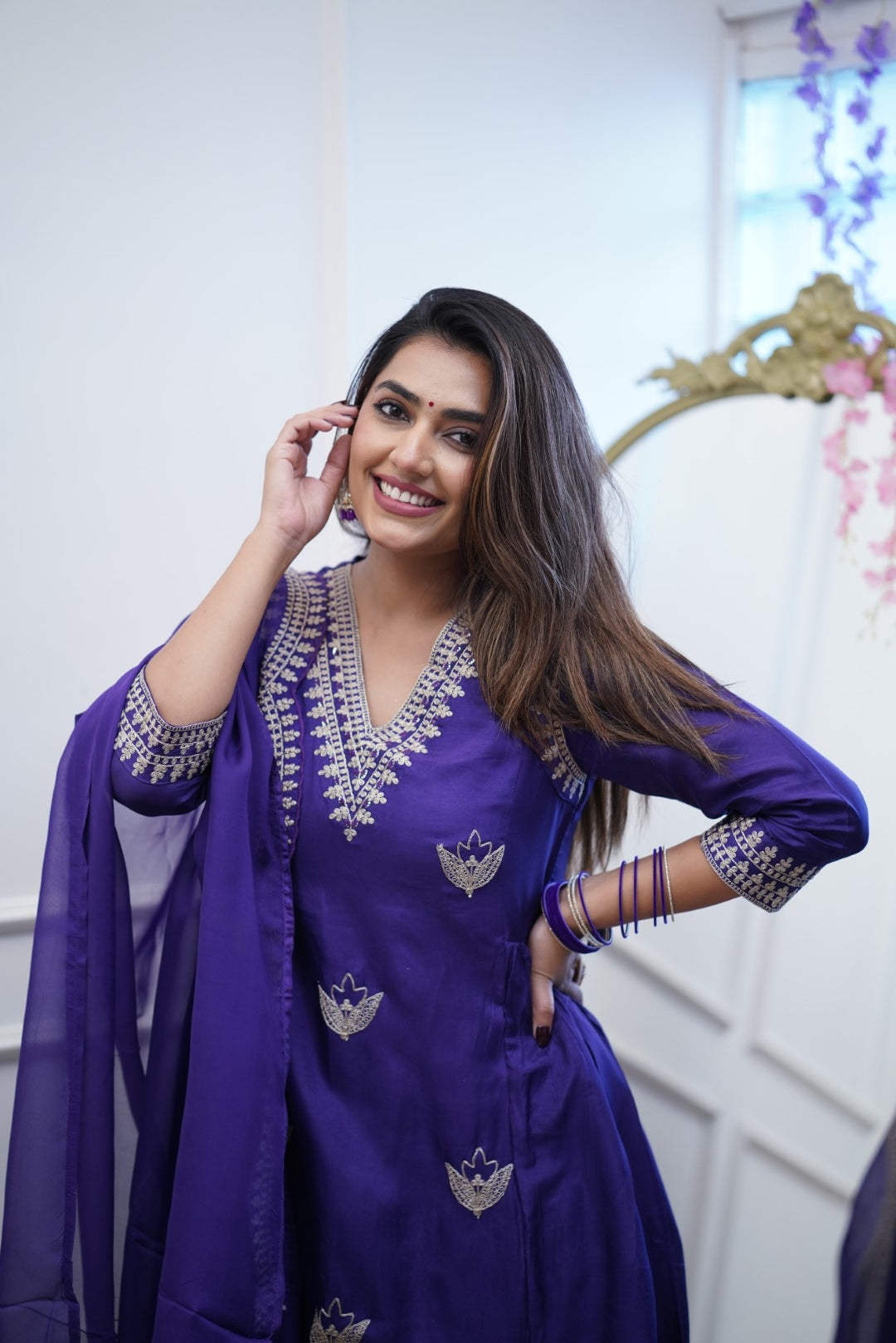Dupatta Pant Set