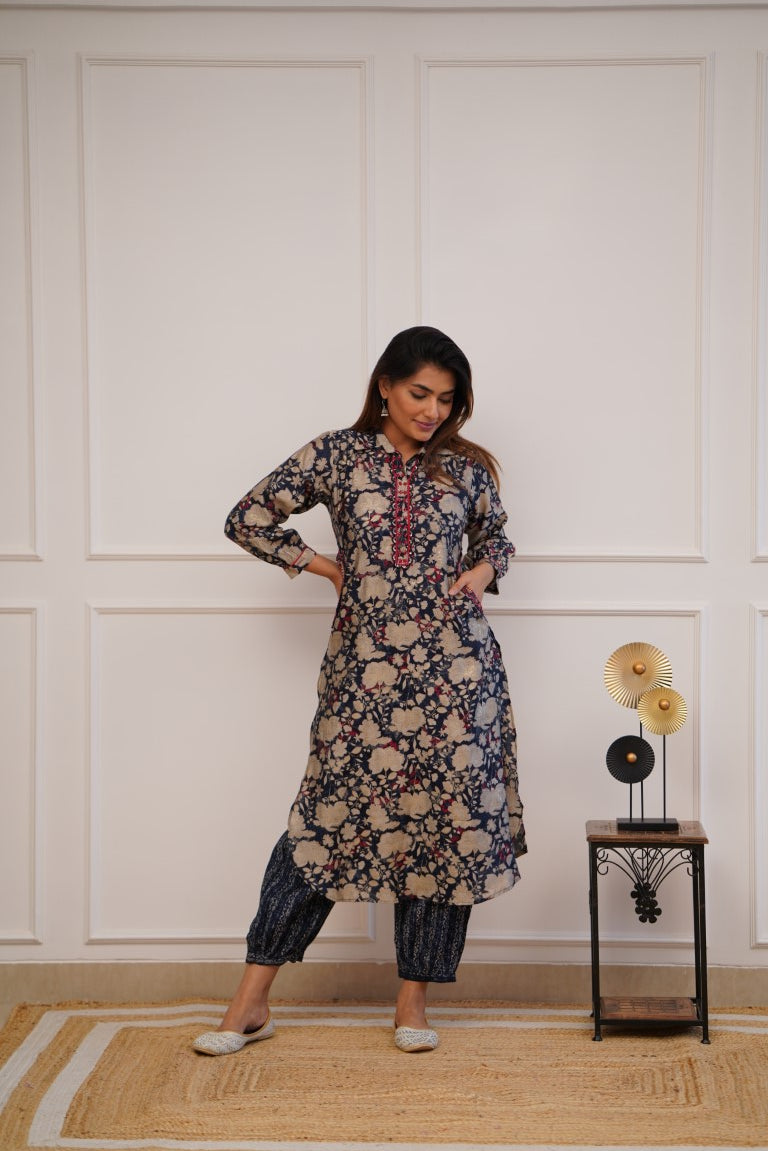 Afghani Kurti Pant set