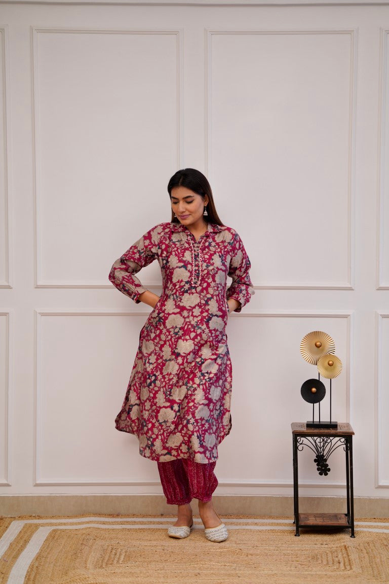 Afghani Kurti Pant set