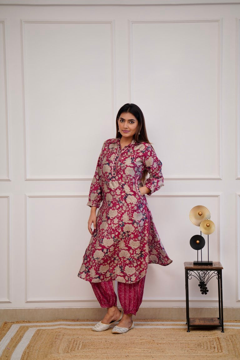 Afghani Kurti Pant set