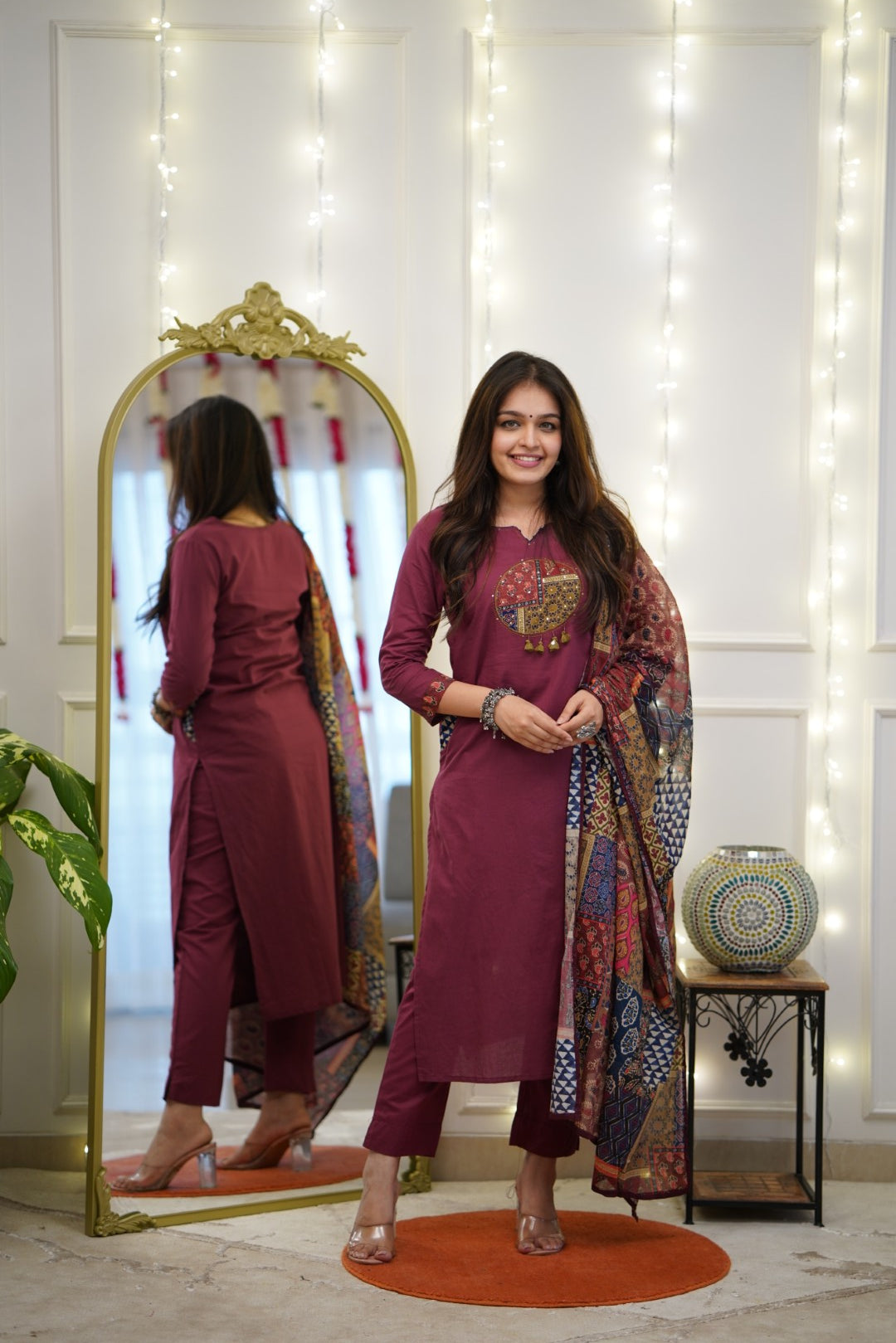 Dupatta Pant Set