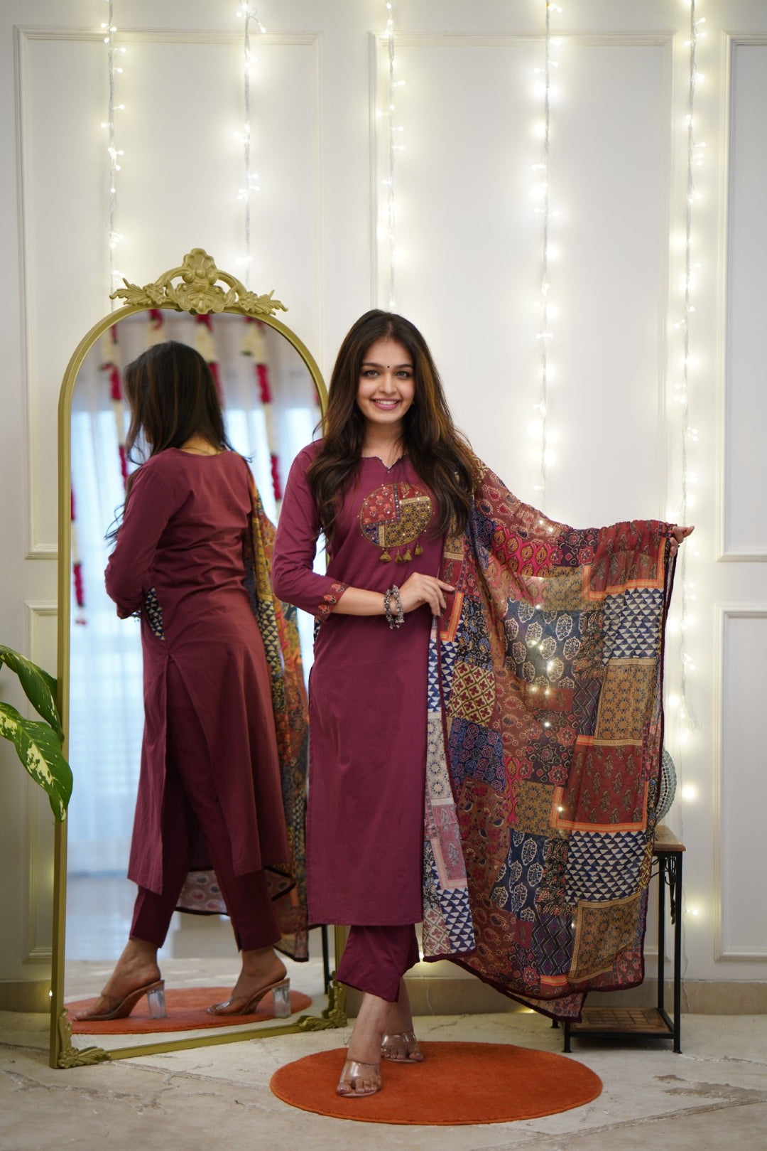 Dupatta Pant Set