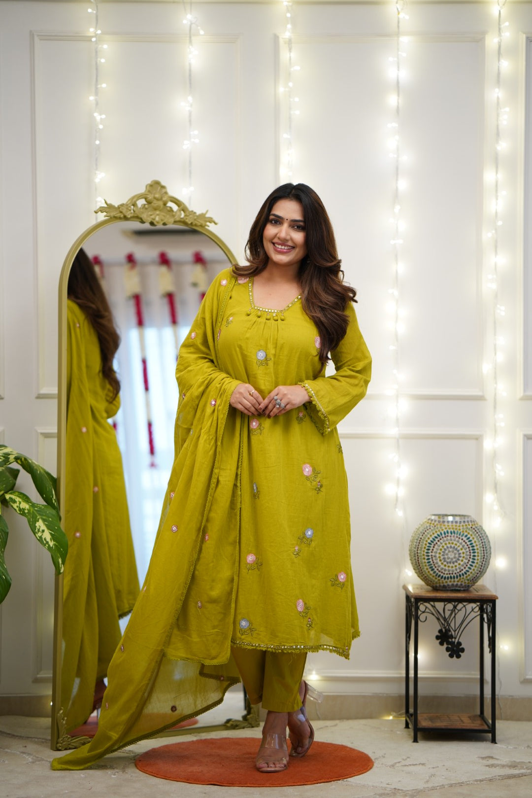 Dupatta Pant Set