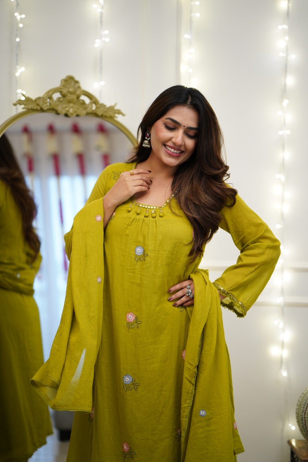 Dupatta Pant Set
